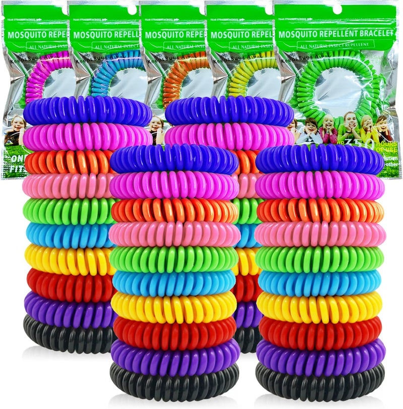 BuggyBands 40 Pack Mosquito Repellent Bracelets, Individually Wrapped DEET-Free Insect & Bug Repellent Wrist Bands for Kids & Adults Outdoor Camping Fishing Traveling - Image 1